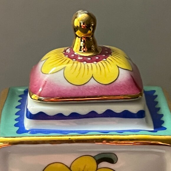 Vivian Chan Hand Painted Miniature Teapot - Picture 5 of 7